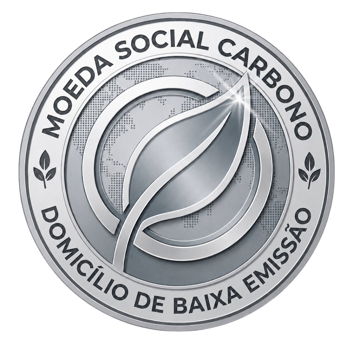 Selo Moeda Social Carbono - Domic&iacute;lio de Baixa Emiss&atilde;o